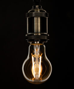 GloboStar® 99037 LED Long Filament Bulb E27 A60 Globe 8W 720lm 360° AC 220-240V IP20 D6 x H10.5cm Ultra Θερμό Λευκό 2200K με Μελί Γυαλί - Dimmable - 3 Years Warranty 11 99037 5