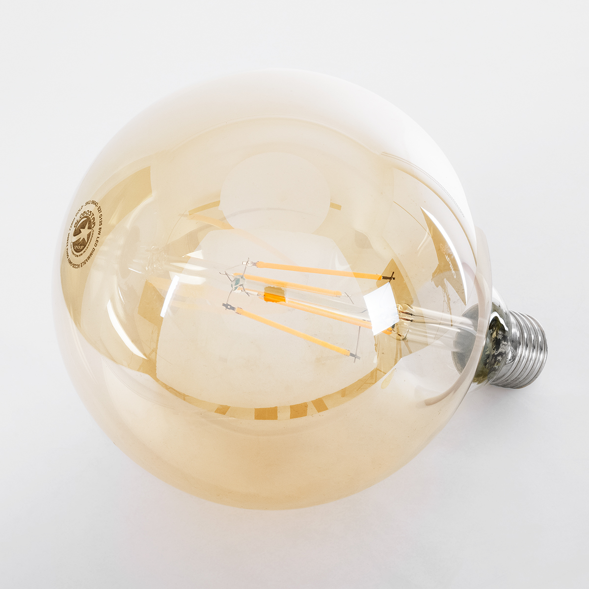 GloboStar® 99043 Λάμπα LED Long Filament E27 G125 Γλόμπος 8W 720lm 360° AC 220-240V IP20 Φ12.5 x Υ18cm Ultra Θερμό Λευκό 2200 K με Μελί Γυαλί Dimmable - 3 Χρόνια Εγγύηση 3 GloboStar® 99043 Λάμπα LED Long Filament E27 G125 Γλόμπος 8W 720lm 360° AC 220-240V IP20 Φ12.5 x Υ18cm Ultra Θερμό Λευκό 2200 K με Μελί Γυαλί Dimmable - 3 Χρόνια Εγγύηση - Image 2
