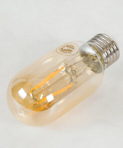 Alternative view of GloboStar® 99048 Λάμπα LED Long Filament E27 T45 Σωλήνας 4W 350lm 360° AC 220-240V IP20 Φ4.5 x Υ11cm Ultra Θερμό Λευκό 2200K με Μελί Γυαλί - Dimmable - 3 Years Warranty