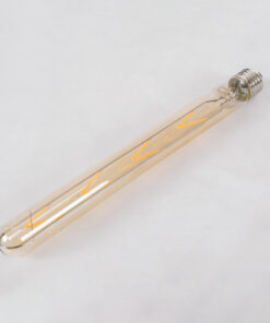 Alternative view of GloboStar® 99050 Λάμπα LED Long Filament E27 T30 Σωλήνας 8W 720lm 360° AC 220-240V IP20 Φ3 x Υ30cm Ultra Θερμό Λευκό 2200K με Μελί Γυαλί - Dimmable - 3 Years Warranty