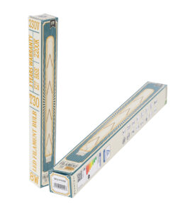 GloboStar® 99050 Λάμπα LED Long Filament E27 T30 Σωλήνας 8W 720lm 360° AC 220-240V IP20 Φ3 x Υ30cm Ultra Θερμό Λευκό 2200K με Μελί Γυαλί - Dimmable - 3 Years Warranty 12 99050 6