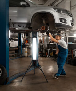 GloboStar® 99051 WORKING LIGHT LED Επαγγελματικό Φωτιστικό Εργασίας - Δυνατότητα Τοποθέτησης με Τρίποδο ή Κρεμαστό - 65W 6000lm 360° AC 220-240V IP65 με Αντοχή Κρούσης IK08 Φ70 x Υ130cm Ψυχρό Λευκό 6500K - 3 Years Warranty 28 99051 14