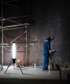 GloboStar® 99051 WORKING LIGHT LED Επαγγελματικό Φωτιστικό Εργασίας - Δυνατότητα Τοποθέτησης με Τρίποδο ή Κρεμαστό - 65W 6000lm 360° AC 220-240V IP65 με Αντοχή Κρούσης IK08 Φ70 x Υ130cm Ψυχρό Λευκό 6500K - 3 Years Warranty 27 99051 15