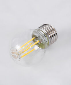 Alternative view of GloboStar® 99052 Λάμπα LED Long Filament E27 G45 Γλομπάκι 6W 660lm 360° AC 220-240V IP20 Φ4.5 x Υ7.5cm Φυσικό Λευκό 4000K με Διάφανο Γυαλί - Dimmable - 3 Years Warranty