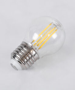 GloboStar® 99052 Λάμπα LED Long Filament E27 G45 Γλομπάκι 6W 660lm 360° AC 220-240V IP20 Φ4.5 x Υ7.5cm Φυσικό Λευκό 4000K με Διάφανο Γυαλί - Dimmable - 3 Years Warranty 10 99052 4