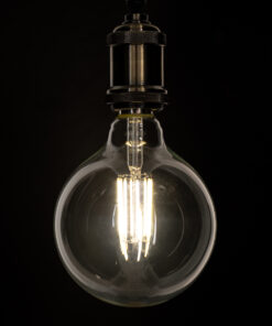 GloboStar® 99055 Λάμπα LED Long Filament E27 G125 Γλόμπος 12W 1320lm 360° AC 220-240V IP20 Φ12.5 x Υ18cm Φυσικό Λευκό 4000K με Διάφανο Γυαλί - Dimmable - 3 Years Warranty 11 99055 5