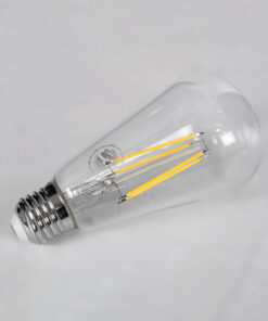GloboStar® 99056 Λάμπα LED Long Filament E27 ST64 Αχλάδι 10W 1100lm 360° AC 220-240V IP20 Φ6.4 x Υ14cm Φυσικό Λευκό 4000K με Διάφανο Γυαλί - Dimmable - 3 Years Warranty 10 99056 4