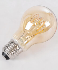 GloboStar® 99059 Λάμπα LED Ultra Thin Soft S Spiral Filament E27 A60 Γλόμπος 4W 280lm 360° AC 220-240V IP20 Φ6 x Υ10.5cm Ultra Θερμό Λευκό 2200K με Μελί Γυαλί - Dimmable - 3 Years Warranty 10 99059 4