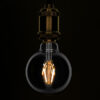 GloboStar® GloboStar® 99069 Λάμπα E27 G95 Γλόμπος LED FILAMENT 4W 400 lm 320° AC 85-265V Edison Retro με Φιμέ Γυαλί Θερμό Λευκό 2700 K Dimmable