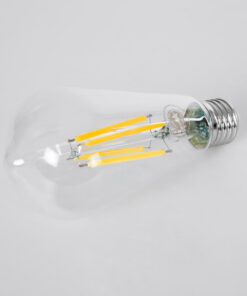 Alternative view of GloboStar® 99086 Λάμπα LED Long Filament E27 ST64 Αχλάδι 4W 840lm 360° AC 220-240V IP20 Φ6.4 x Υ14.5cm Θερμό Λευκό 2700K με Διάφανο Γυαλί - Pro Series 210lm/W - A Ενεργειακή Κλάση - 3 Χρόνια Εγγύηση