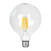GloboStar® GloboStar® 99089 Λάμπα LED Long Filament E27 G125 Γλόμπος 7W 1470lm 360° AC 220-240V IP20 Φ12.5 x Υ13.8cm Θερμό Λευκό 2700K με Διάφανο Γυαλί - Pro Series 210lm/W - A Ενεργειακή Κλάση - 3 Χρόνια Εγγύηση