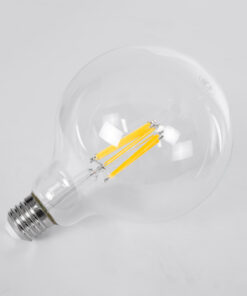 GloboStar® 99089 Λάμπα LED Long Filament E27 G125 Γλόμπος 7W 1470lm 360° AC 220-240V IP20 Φ12.5 x Υ13.8cm Θερμό Λευκό 2700K με Διάφανο Γυαλί - Pro Series 210lm/W - A Ενεργειακή Κλάση - 3 Χρόνια Εγγύηση 10 99089 4