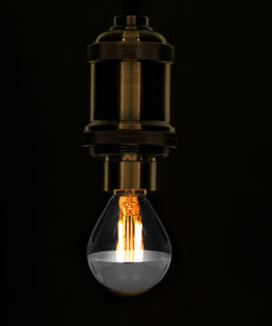 GloboStar® GloboStar® 99101 Λάμπα E14 G45 Γλομπάκι με Ανεστραμμένο Χρώμιο Καθρέπτη LED FILAMENT 4W 440 lm 320° AC 85-265V Edison Retro με Διάφανο-Χρώμιο Γυαλί Θερμό Λευκό 2700 K Dimmable