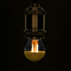 GloboStar® GloboStar® 99106 Λάμπα E27 G45 Γλομπάκι με Ανεστραμμένο Χρυσό Καθρέπτη LED FILAMENT 4W 420 lm 320° AC 85-265V Edison Retro με Διάφανο-Χρυσό Γυαλί Ultra Θερμό Λευκό 2200 K Dimmable