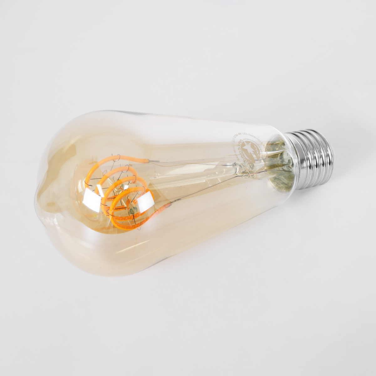 GloboStar® 99141 Λάμπα LED Soft T Spiral Filament E27 ST64 Αχλάδι 4W 280lm 360° AC 220-240V IP20 Φ6.4 x Υ14cm Ultra Θερμό Λευκό 2200K με Μελί Γυαλί Dimmable - 3 Χρόνια Εγγύηση 3 GloboStar® 99141 Λάμπα LED Soft T Spiral Filament E27 ST64 Αχλάδι 4W 280lm 360° AC 220-240V IP20 Φ6.4 x Υ14cm Ultra Θερμό Λευκό 2200K με Μελί Γυαλί Dimmable - 3 Χρόνια Εγγύηση - Image 2