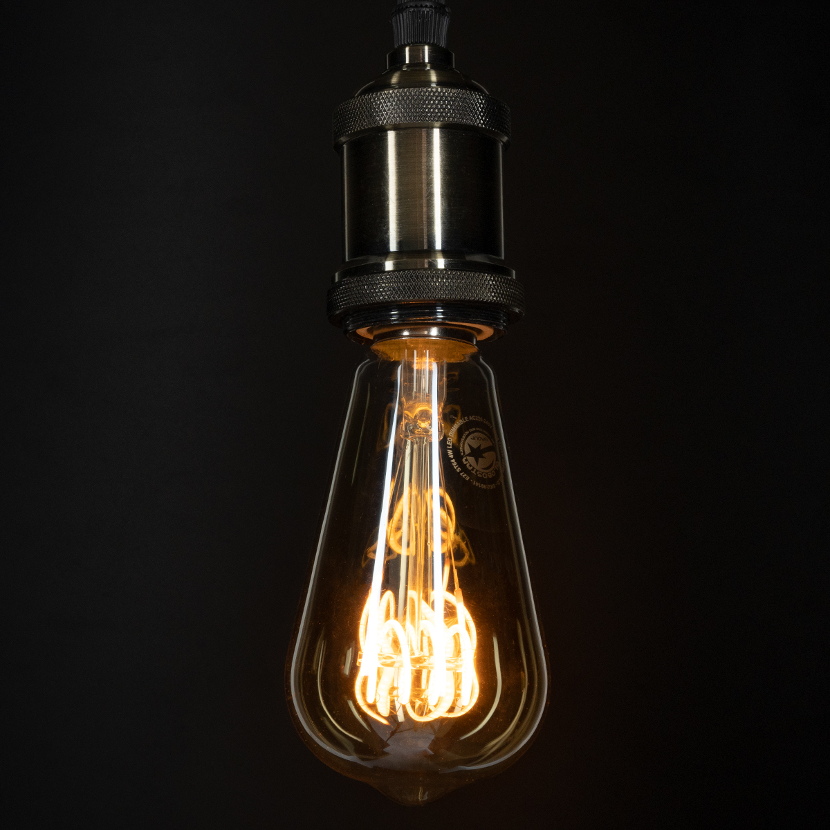 GloboStar® 99141 Λάμπα LED Soft T Spiral Filament E27 ST64 Αχλάδι 4W 280lm 360° AC 220-240V IP20 Φ6.4 x Υ14cm Ultra Θερμό Λευκό 2200K με Μελί Γυαλί Dimmable - 3 Χρόνια Εγγύηση 5 GloboStar® 99141 Λάμπα LED Soft T Spiral Filament E27 ST64 Αχλάδι 4W 280lm 360° AC 220-240V IP20 Φ6.4 x Υ14cm Ultra Θερμό Λευκό 2200K με Μελί Γυαλί Dimmable - 3 Χρόνια Εγγύηση - Image 4