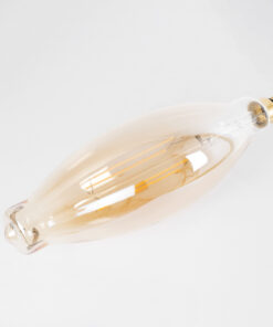 Alternative view of GloboStar® 99167 Λάμπα LED Long Filament E27 3.5K AVOCADOS Γλόμπος 8W 650lm 360° AC 220-240V IP20 Φ12 x Υ44cm Ultra Θερμό Λευκό 2200K με Μελί Γυαλί Dimmable - 3 Χρόνια Εγγύηση