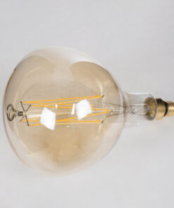 Alternative view of GloboStar® 99169 Λάμπα LED Long Filament E27 ER180 PAPAYAS Γλόμπος 8W 720lm 360° AC 220-240V IP20 Φ18 x Υ30cm Ultra Θερμό Λευκό 2200K με Μελί Γυαλί - Dimmable - 3 Years Warranty