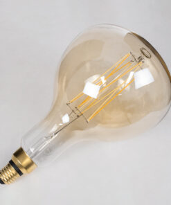 GloboStar® 99169 Λάμπα LED Long Filament E27 ER180 PAPAYAS Γλόμπος 8W 720lm 360° AC 220-240V IP20 Φ18 x Υ30cm Ultra Θερμό Λευκό 2200K με Μελί Γυαλί - Dimmable - 3 Years Warranty 10 99169 4