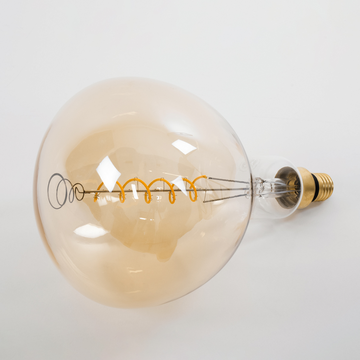 GloboStar® 99171 Λάμπα LED Soft S Spiral Filament E27 ER180 PAPAYAS Γλόμπος 6W 420lm 360° AC 220-240V IP20 Φ18 x Υ30cm Ultra Θερμό Λευκό 2200K με Μελί Γυαλί - Dimmable - 3 Years Warranty 4 GloboStar® 99171 Λάμπα LED Soft S Spiral Filament E27 ER180 PAPAYAS Γλόμπος 6W 420lm 360° AC 220-240V IP20 Φ18 x Υ30cm Ultra Θερμό Λευκό 2200K με Μελί Γυαλί - Dimmable - 3 Years Warranty - Image 2