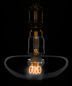 GloboStar® GloboStar® 99174 Λάμπα E27 MR200 Mushroom LED SOFT SPIRAL FILAMENT 6W 480 lm 320° AC 85-265V Edison Retro με Φιμέ Γυαλί Θερμό Λευκό 2700 K Dimmable