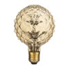 GloboStar® GloboStar® 99203 Λάμπα LED MTX Diode HP E27 P95 PINEAPPLE Γλόμπος 1.6W 140lm 360° AC 220-240V IP20 Φ9.5 x Υ13.5cm Ultra Θερμό Λευκό 2200K με Μελί Γυαλί - Dimmable - 3 Years Warranty