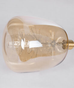 Alternative view of GloboStar® 99209 Λάμπα LED MTX Diode HP E27 G145 BARREL Γλόμπος 1.6W 140lm 360° AC 220-240V IP20 Φ14.5 x Υ19cm Ultra Θερμό Λευκό 2200K με Μελί Γυαλί - 3 Χρόνια Εγγύηση