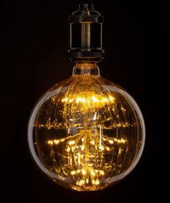 GloboStar® 99211 Λάμπα LED MTX Diode HP E27 G150 PUMPKIN Γλόμπος 1.6W 140lm 360° AC 220-240V IP20 Φ15 x Υ19cm Ultra Θερμό Λευκό 2200K με Μελί Γυαλί - 3 Χρόνια Εγγύηση 11 99211 5