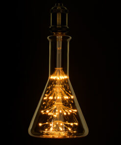 GloboStar® GloboStar® 99214 Λάμπα E27 DPN150 MTX Dispenser DIODE HP LED String 4W 400 lm 320° AC 85-265V Edison Retro με Μελί Γυαλί Ultra Θερμό Λευκό 2200 K