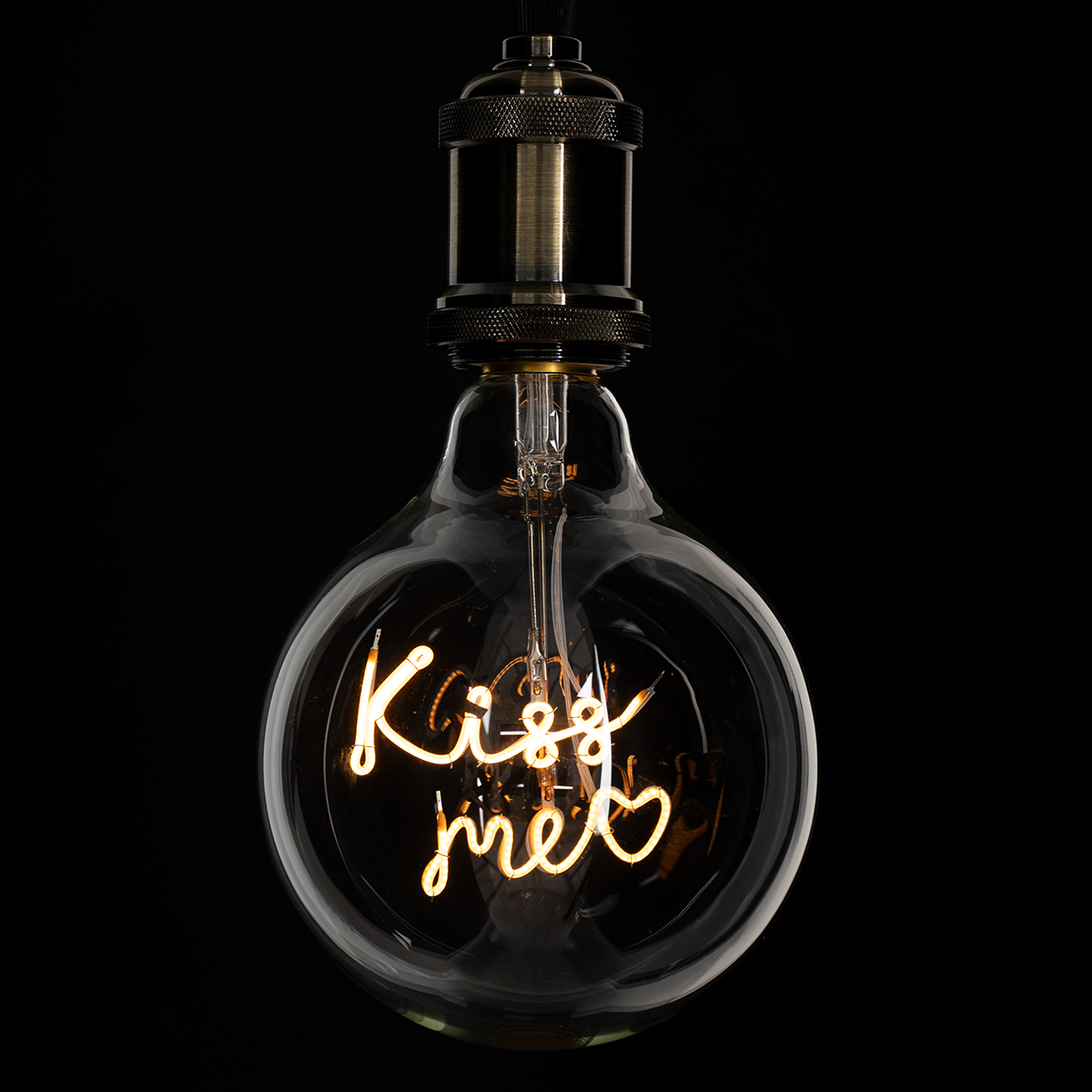 GloboStar® 99257 Λάμπα LED Ultra Thin Soft S Spiral Letter Filament E27 G125 KISS ME Γλόμπος 4W 340lm 360° AC 220-240V IP20 Φ12.5 x Υ18cm Ultra Θερμό Λευκό 2200K με Διάφανο Γυαλί - Dimmable - 3 Χρόνια Εγγύηση 3 GloboStar® GloboStar® 99257 Λάμπα LED Ultra Thin Soft S Spiral Letter Filament E27 G125 KISS ME Γλόμπος 4W 340lm 360° AC 220-240V IP20 Φ12.5 x Υ18cm Ultra Θερμό Λευκό 2200K με Διάφανο Γυαλί - Dimmable - 3 Χρόνια Εγγύηση