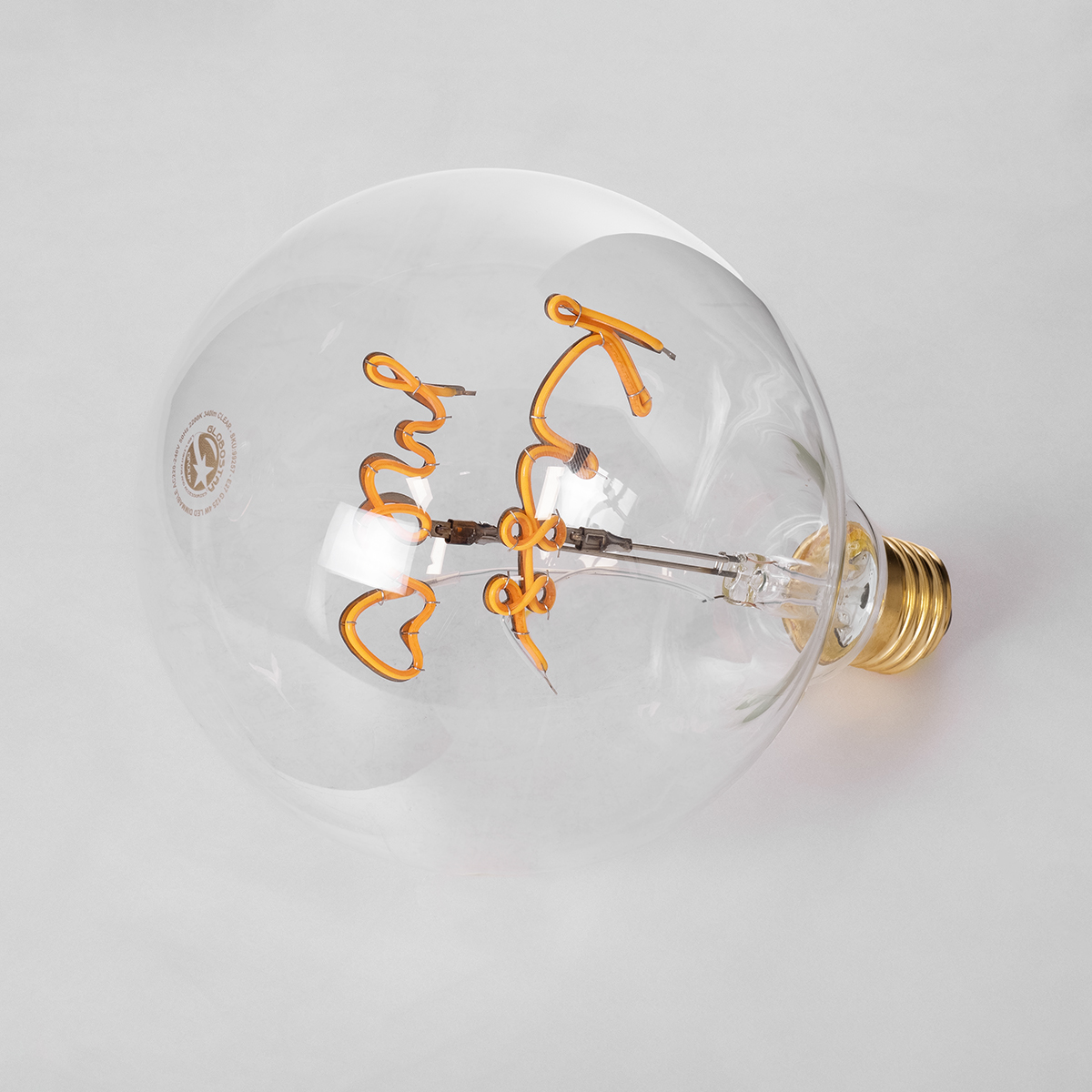 GloboStar® 99257 Λάμπα LED Ultra Thin Soft S Spiral Letter Filament E27 G125 KISS ME Γλόμπος 4W 340lm 360° AC 220-240V IP20 Φ12.5 x Υ18cm Ultra Θερμό Λευκό 2200K με Διάφανο Γυαλί - Dimmable - 3 Χρόνια Εγγύηση 5 GloboStar® 99257 Λάμπα LED Ultra Thin Soft S Spiral Letter Filament E27 G125 KISS ME Γλόμπος 4W 340lm 360° AC 220-240V IP20 Φ12.5 x Υ18cm Ultra Θερμό Λευκό 2200K με Διάφανο Γυαλί - Dimmable - 3 Χρόνια Εγγύηση - Image 3