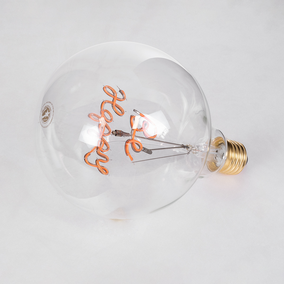 GloboStar® 99259 Λάμπα LED Ultra Thin Soft S Spiral Letter Filament E27 G125 BE HAPPY Γλόμπος 4W 340lm 360° AC 220-240V IP20 Φ12.5 x Υ18cm Ροζ με Διάφανο Γυαλί - Dimmable - 3 Years Warranty 5 GloboStar® 99259 Λάμπα LED Ultra Thin Soft S Spiral Letter Filament E27 G125 BE HAPPY Γλόμπος 4W 340lm 360° AC 220-240V IP20 Φ12.5 x Υ18cm Ροζ με Διάφανο Γυαλί - Dimmable - 3 Years Warranty - Image 3