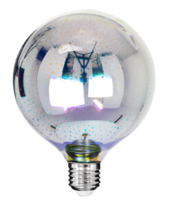 Alternative view of GloboStar® 99271 Λάμπα LED Long Filament E27 G125 Γλόμπος 3D GALAXY EFFECT Γλόμπος 3W 201lm 360° AC 220-240V IP20 Φ12.5 x Υ18cm Θερμό Λευκό 2700K με Galaxy Mirror Γυαλί - Dimmable - 3 Χρόνια Εγγύηση