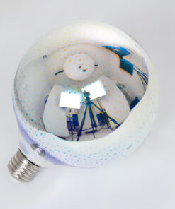 GloboStar® 99271 Λάμπα LED Long Filament E27 G125 Γλόμπος 3D GALAXY EFFECT Γλόμπος 3W 201lm 360° AC 220-240V IP20 Φ12.5 x Υ18cm Θερμό Λευκό 2700K με Galaxy Mirror Γυαλί - Dimmable - 3 Χρόνια Εγγύηση 11 99271 5