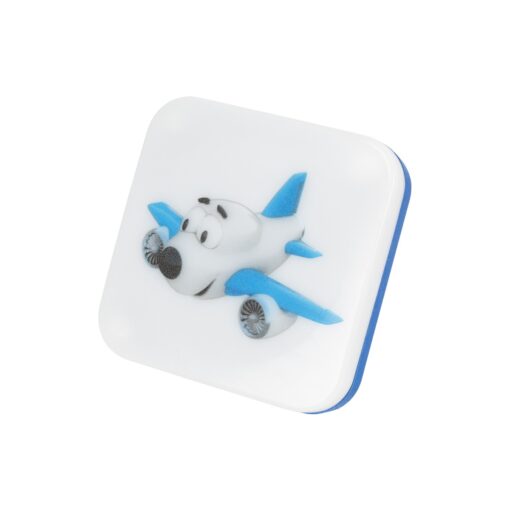 GloboStar® GloboStar® KIDDO 202-0003 Παιδικό Φωτιστικό Νυκτός LED 1W 95lm 120° AC220-240V IP20 Ψυχρό Λευκό 6000K - Μ5.5 x Π5.5 x Υ8cm - 2 Χρόνια Εγγύηση