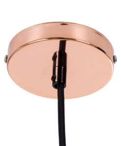 GLOBOSTAR® DOUITO 99422 Μοντέρνο Κρεμαστό Φωτιστικό Οροφής με Ντουί 1 x E27 AC 220-240V IP20 - Χάλκινο - Μ4 x Π4 x Υ110cm 8 99422 4