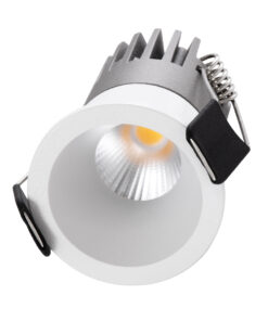 Alternative view of GloboStar® MICRO-S 60236 Χωνευτό LED Spot Downlight TrimLess Φ4cm 5W 650lm 38° AC 220-240V IP20 Φ4 x Υ5.9cm - Στρόγγυλο - Λευκό - Φυσικό Λευκό 4500K - Bridgelux COB - 5 Years Warranty