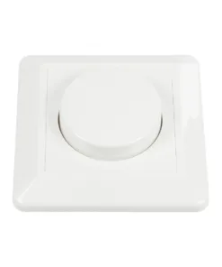 Alternative view of GloboStar® 999-0006 Ροοστάτης Dimmer Τοίχου LED AC100-240V 400W IP20 Μ8.4 x Π8.4 x Υ4.5cm