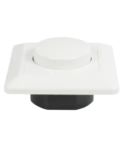 GloboStar® 999-0006 Ροοστάτης Dimmer Τοίχου LED AC100-240V 400W IP20 Μ8.4 x Π8.4 x Υ4.5cm 9 999 0006 4