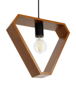 GLOBOSTAR® ELISE 999-0034 Μοντέρνο Κρεμαστό Φωτιστικό Οροφής με Ντουί 3 x E27 AC 220-240V IP20 - Καφέ & Μαύρο - Μ74 x Π9 x Υ40cm 12 999 0034 6