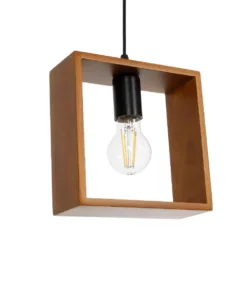 GLOBOSTAR® ELISE 999-0034 Μοντέρνο Κρεμαστό Φωτιστικό Οροφής με Ντουί 3 x E27 AC 220-240V IP20 - Καφέ & Μαύρο - Μ74 x Π9 x Υ40cm 13 999 0034 7