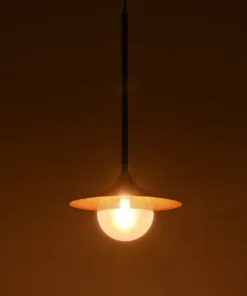 GloboStar® GLOBOSTAR® JOLIET 999-0042 Μοντέρνο Κρεμαστό Φωτιστικό Οροφής με Ντουί 1 x G9 AC 220-240V IP20 - Μαύρο & Χρυσό - Μ20 x Π20 x Y43cm