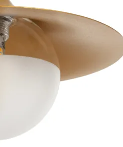 GLOBOSTAR® JOLIET 999-0042 Μοντέρνο Κρεμαστό Φωτιστικό Οροφής με Ντουί 1 x G9 AC 220-240V IP20 - Μαύρο & Χρυσό - Μ20 x Π20 x Y43cm 15 999 0042 8