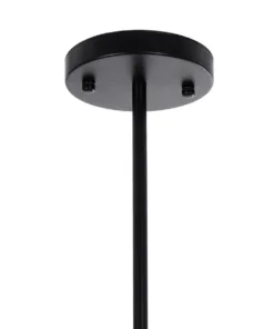 GLOBOSTAR® JOLIET 999-0046 Μοντέρνο Κρεμαστό Φωτιστικό Οροφής με Ντουί 3 x G9 AC 220-240V IP20 - Μαύρο & Χρυσό - Μ27 x Π27 x Y62cm 17 999 0046 9