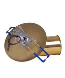 GloboStar® SARA 999-0060 Χωνευτό Φωτιστικό Οροφής Σποτ Μονόφωτο 1 x E27 IP20 Χρυσό Μέταλλο - Μ8,5 x Π8,5 x Υ11cm 10 999 0060 6