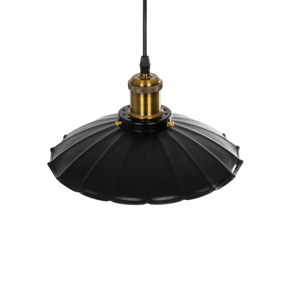 GLOBOSTAR® MARGI 999-0229 Vintage Κρεμαστό Φωτιστικό Οροφής με Ντουί 1 x E27 AC 220-240V IP20 - Μαύρο & Χρυσό - Μ26 x Π26 x Υ14cm 6 GLOBOSTAR® MARGI 999-0229 Vintage Κρεμαστό Φωτιστικό Οροφής με Ντουί 1 x E27 AC 220-240V IP20 - Μαύρο & Χρυσό - Μ26 x Π26 x Υ14cm - Image 5