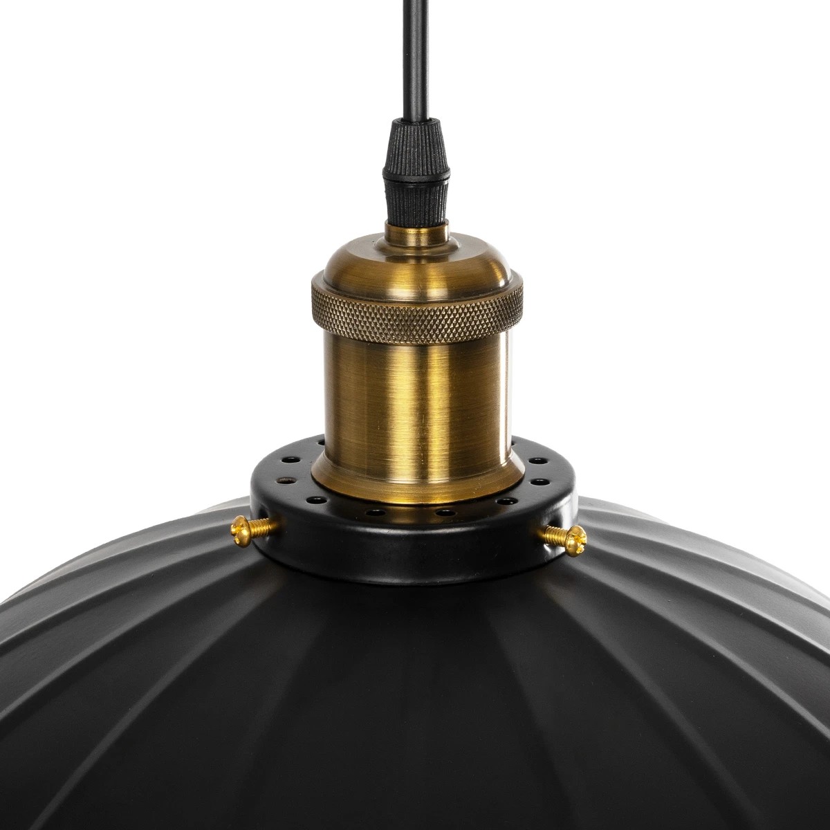 GLOBOSTAR® MARGI 999-0229 Vintage Κρεμαστό Φωτιστικό Οροφής με Ντουί 1 x E27 AC 220-240V IP20 - Μαύρο & Χρυσό - Μ26 x Π26 x Υ14cm 7 GLOBOSTAR® MARGI 999-0229 Vintage Κρεμαστό Φωτιστικό Οροφής με Ντουί 1 x E27 AC 220-240V IP20 - Μαύρο & Χρυσό - Μ26 x Π26 x Υ14cm - Image 6