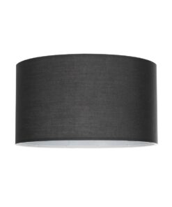 GloboStar® GloboStar® CILIO 203-0158 Μοντέρνο Φωτιστικό Οροφής Καπέλο Μονόφωτο 1 x E27 IP20 Γκρι Ύφασμα - Μ38 x Π38 x Υ23cm