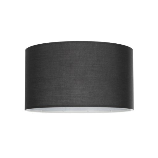 GloboStar® GloboStar® CILIO 203-0158 Μοντέρνο Φωτιστικό Οροφής Καπέλο Μονόφωτο 1 x E27 IP20 Γκρι Ύφασμα - Μ38 x Π38 x Υ23cm