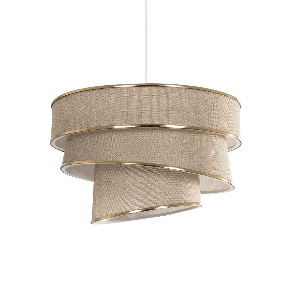 GLOBOSTAR® SIERA 203-0168 Μοντέρνο Κρεμαστό Φωτιστικό Οροφής με Ντουί 1 x E27 AC 220-240V IP20 - Μπεζ & Χρυσό - Μ38 x Π38 x Υ26cm 2 GloboStar® GLOBOSTAR® SIERA 203-0168 Μοντέρνο Κρεμαστό Φωτιστικό Οροφής με Ντουί 1 x E27 AC 220-240V IP20 - Μπεζ & Χρυσό - Μ38 x Π38 x Υ26cm